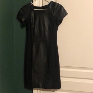 Leather dress